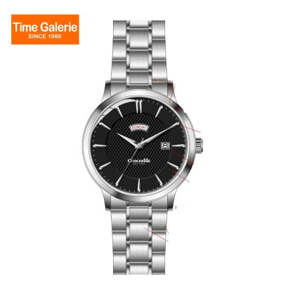 Crocodile CRDW5672.128 Silver Stainless Steel Strap Men Watch Crocodile CRDW5672.128 Silver Stainless Steel Strap Men Watch